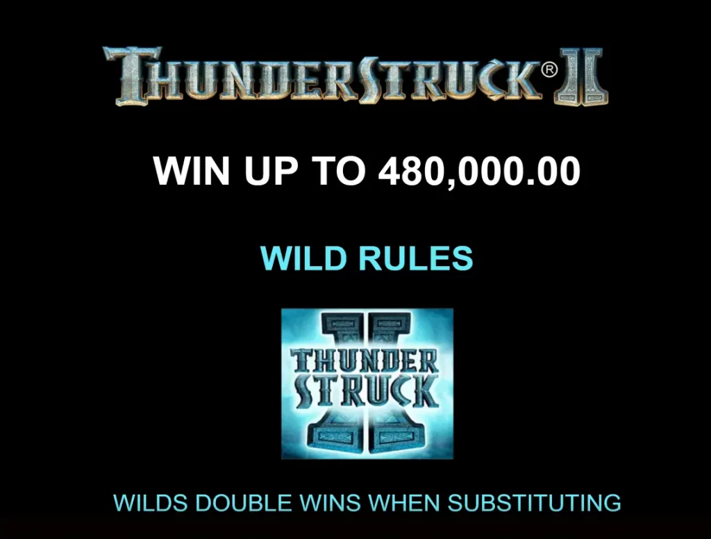 Thunderstruck II Wild Rules
