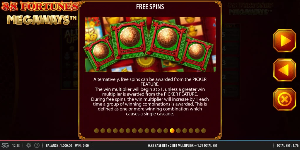 88 Fortunes Megaways Free Spins