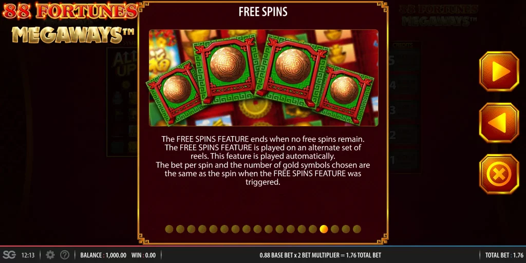 88 Fortunes Megaways Free Spins