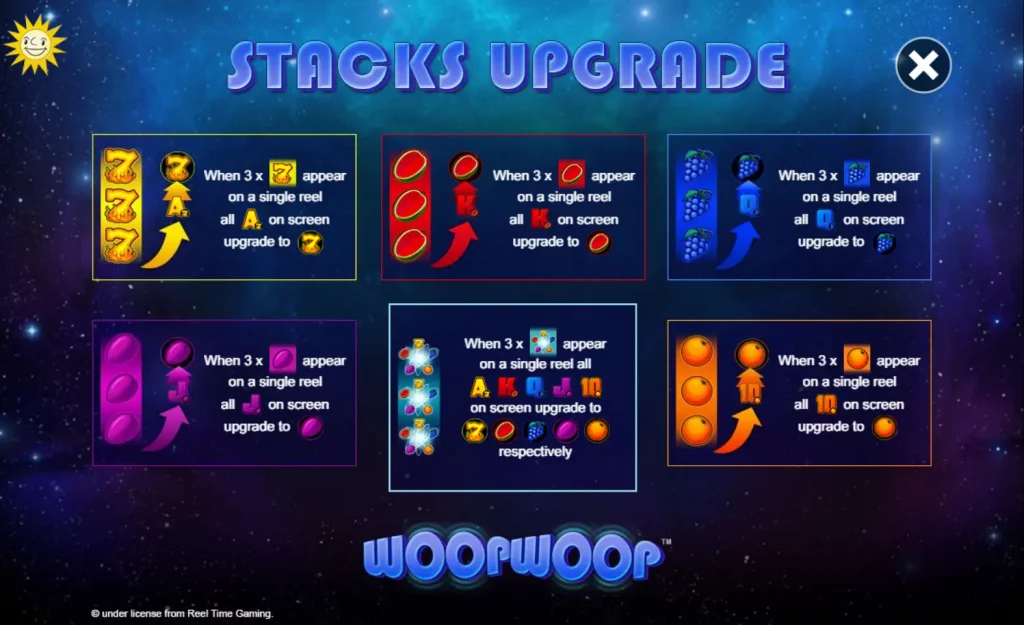 Woop Woop Stacks Upgrade