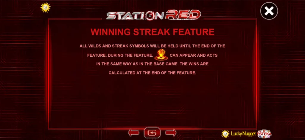 Station Red  Winning Streak Feature