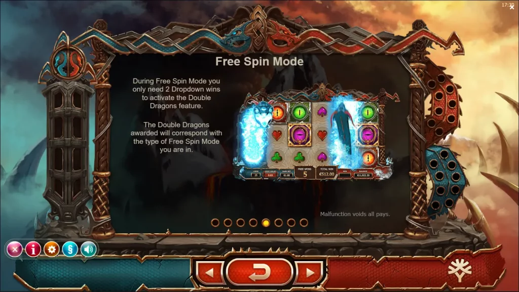 Double Dragons Free Spin Mode