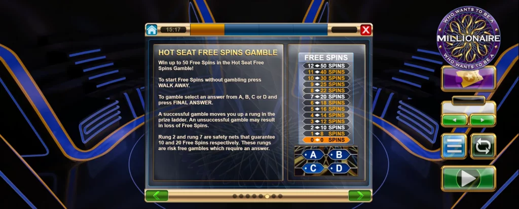 Who Wants To Be A Millionaire Megaways Hot Seat Free Spin Gamble