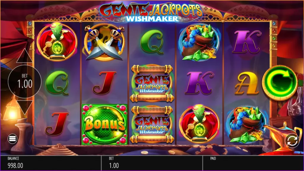 Genie Jackpots Wishmaker By Blueprint Gaming