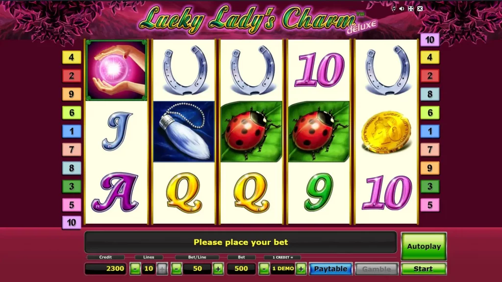 Lucky Lady’s Charm Deluxe Gameplay