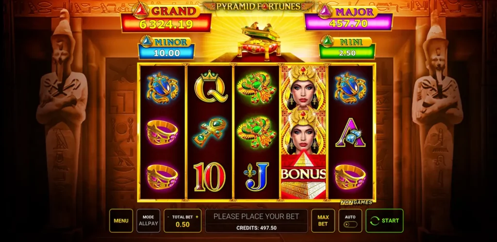 Pyramid Fortunes Play For Free