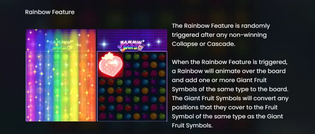 Jammin' Jars Rainbow Feature