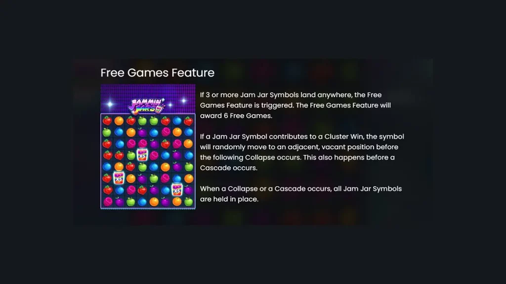 Jammin' Jars Free Games Feature